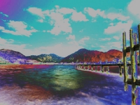 Blick auf den Tegernsee von Bad Wiessee