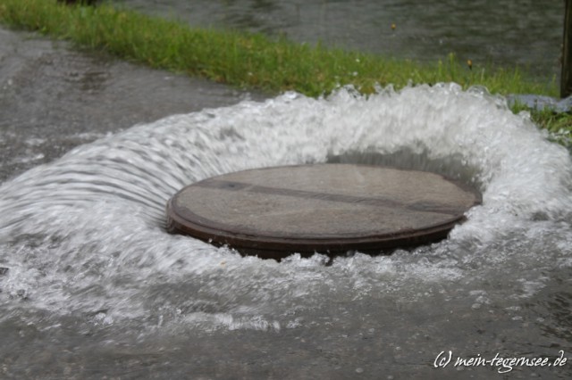 Hochwasser am Tegernsee – Fotos
